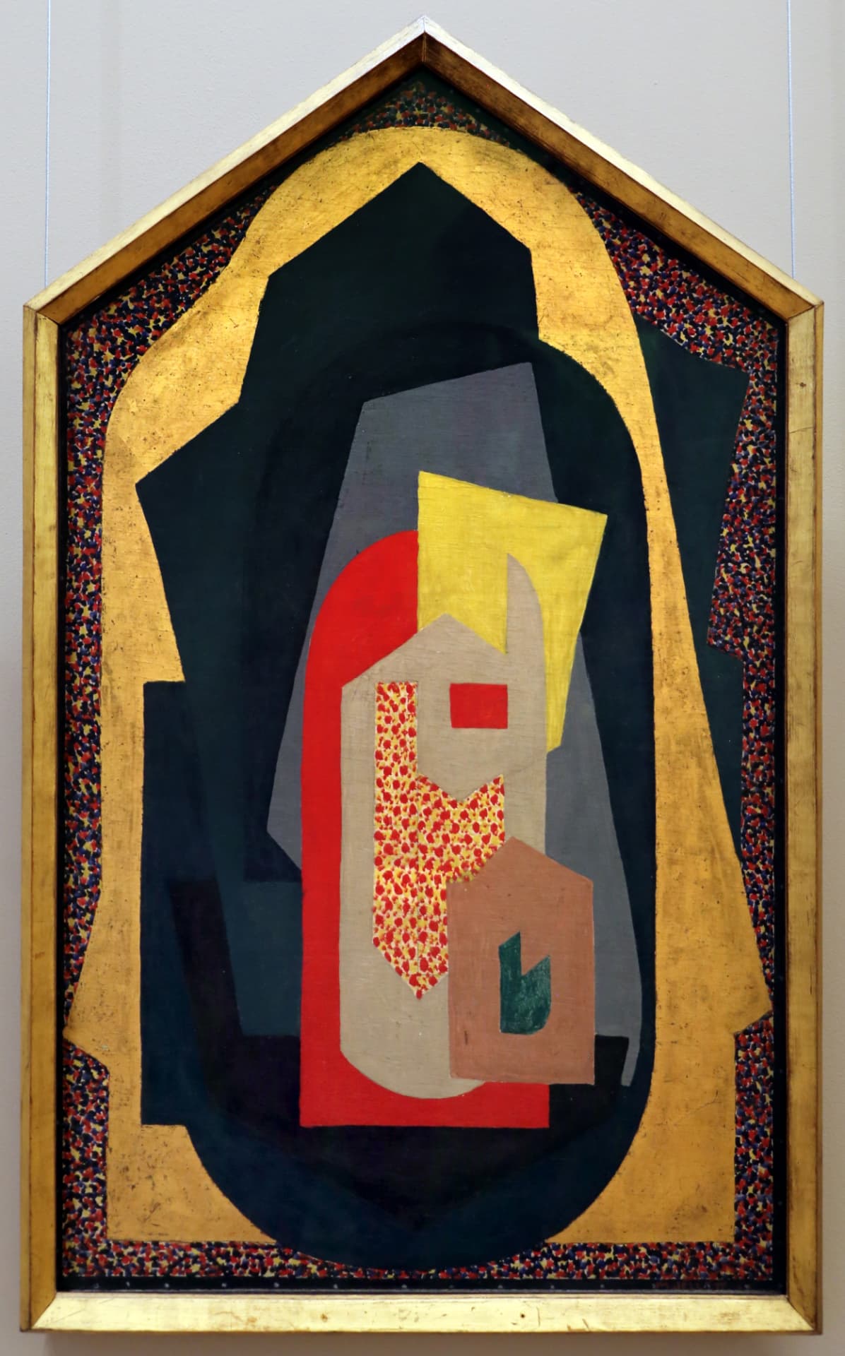 Mainie Jellett, Decoration, 1923, an abstract composition of geometric forms and saturated color